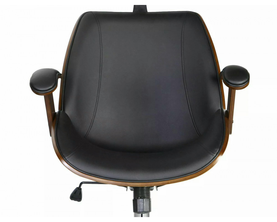 Комп'ютерне крісло KANSAS Чорний Екошкіра OBRKANSASCOR