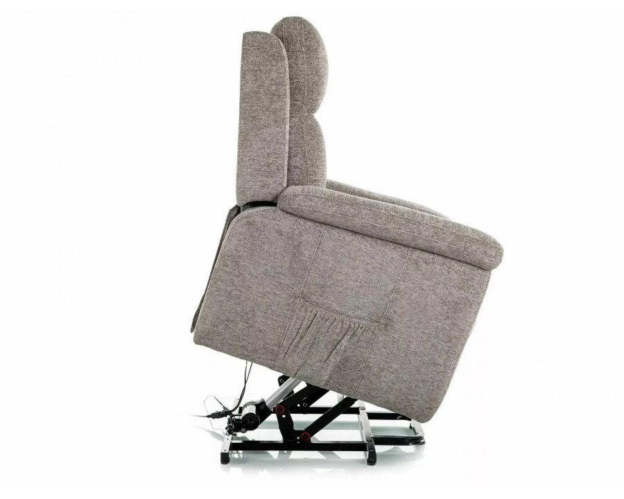 Крісло-вертикалізатор Morgan Raven Сіра тканина / Чорний каркас