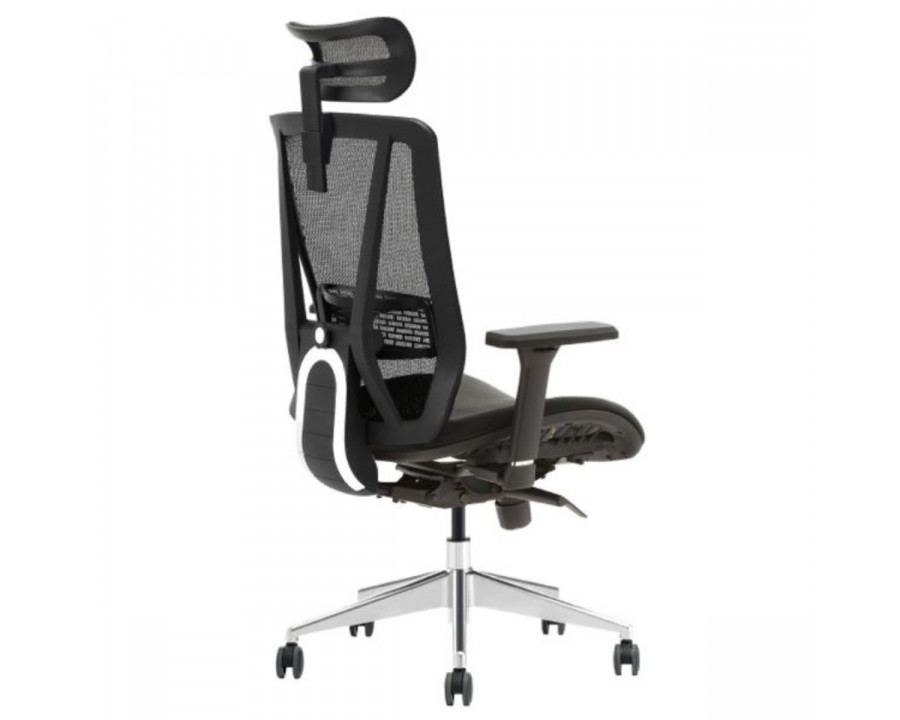Крісло офісне ROBERT чорна тканина/алюміній