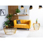 Диван CASTELLO 2 VELVET беж BLUVEL 28 / венге