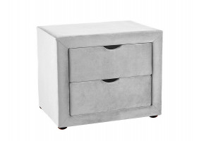 Тумба приліжкова ET-002 VELVET світло-сіра BL.03 42*35*50