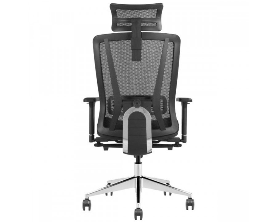 Крісло офісне ROBERT чорна тканина/алюміній