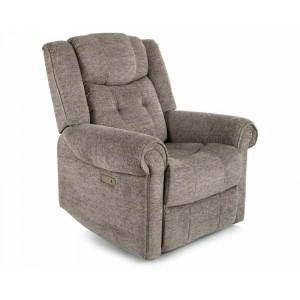 Крісло реклайнер електричне Parys Raven Сіра тканина / Чорний каркас