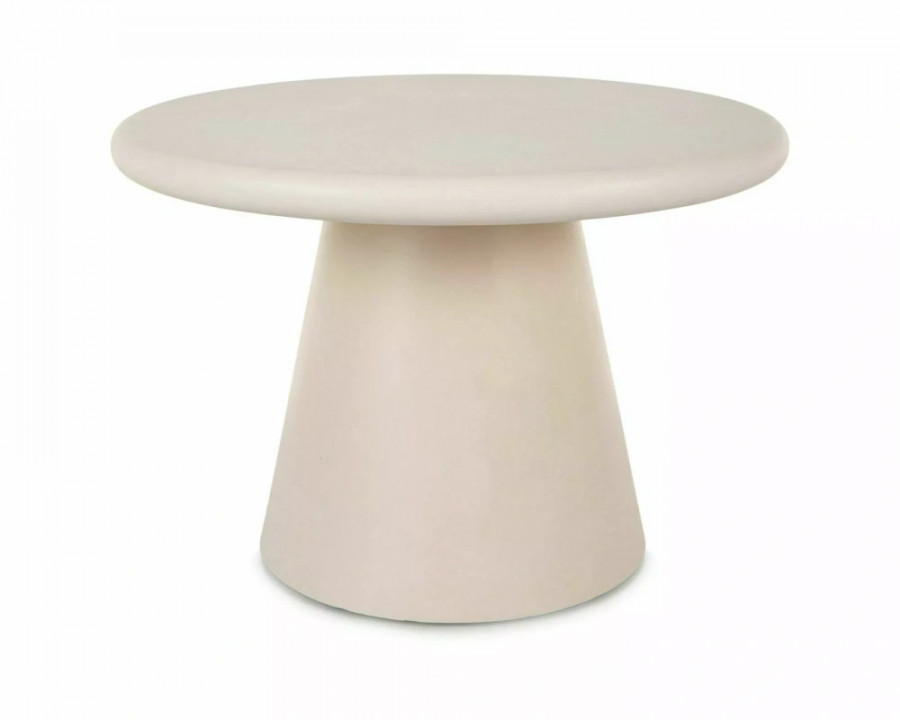 Стіл журнальний кавовий Aurora ø60 см Екрю