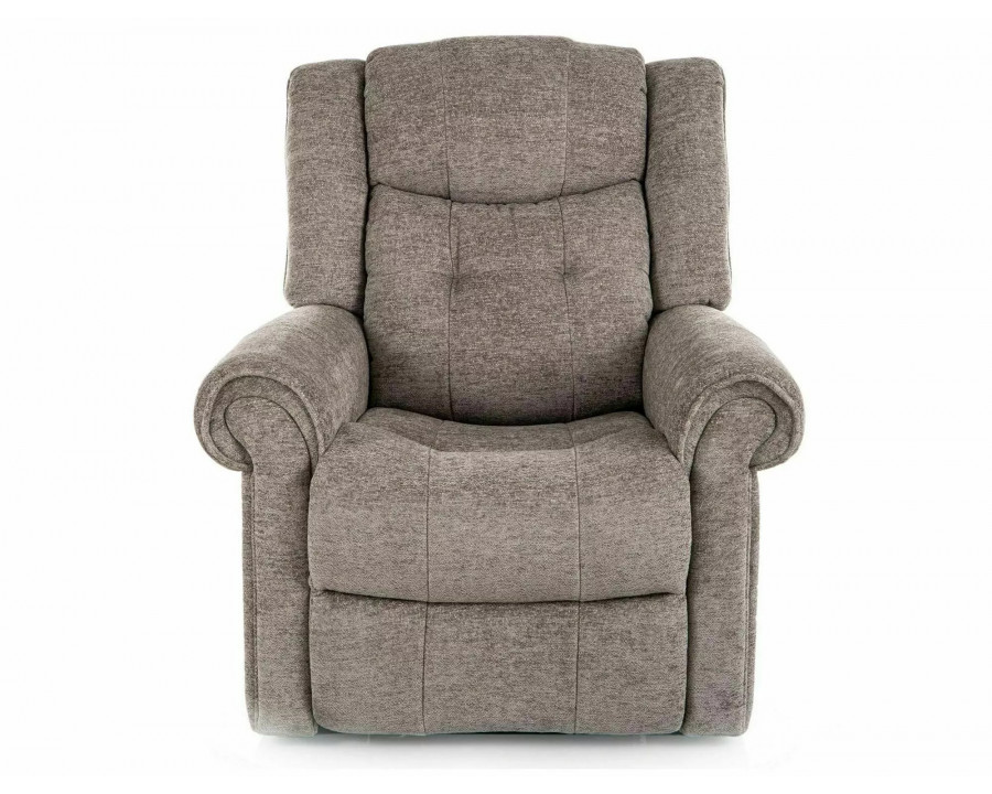 Крісло реклайнер електричне Parys Raven Сіра тканина / Чорний каркас