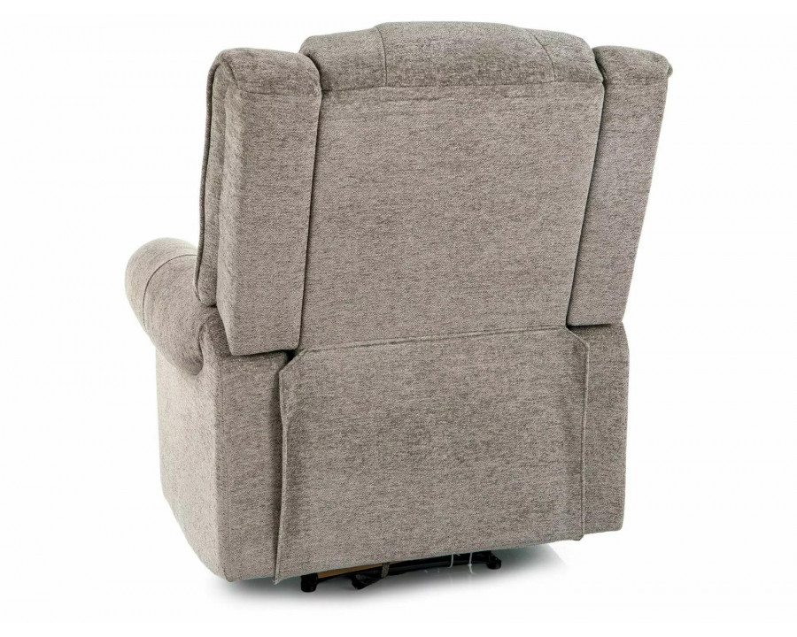 Крісло реклайнер електричне Parys Raven Сіра тканина / Чорний каркас