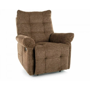 Крісло реклайнер Atos Raven Капучіно тканина / Чорний каркас