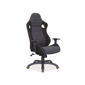 Ігрове комп'ютерне крісло Q-229 Чорний / Сірий
