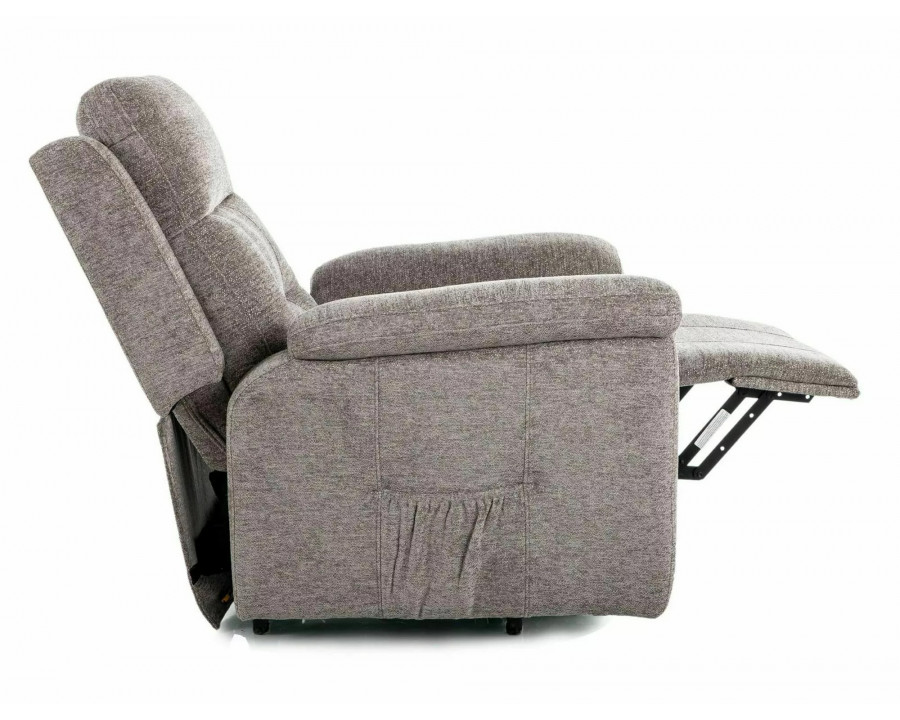 Крісло-вертикалізатор Morgan Raven Сіра тканина / Чорний каркас