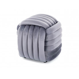 Пуф BRUNI VELVET сірий Тк.252 BRUNIVSZ