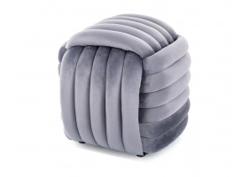 Пуф BRUNI VELVET сірий Тк.252 BRUNIVSZ