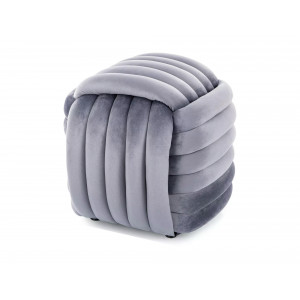 Пуф BRUNI VELVET сірий Тк.252 BRUNIVSZ