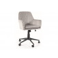 Крісло поворотне офісне Q-886 VELVET світло-сіре BL.03