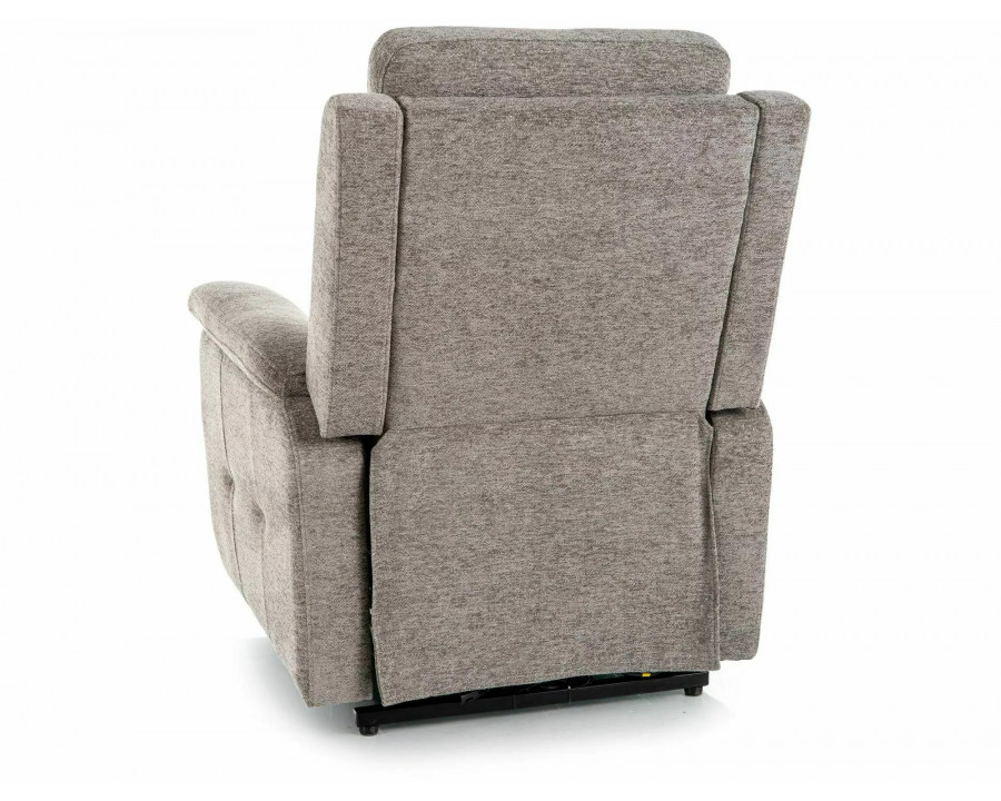 Крісло-вертикалізатор Morgan Raven Сіра тканина / Чорний каркас