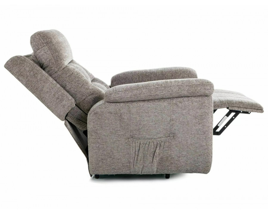 Крісло-вертикалізатор Morgan Raven Сіра тканина / Чорний каркас