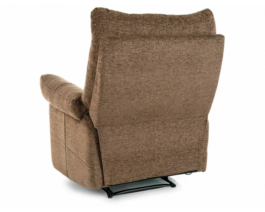 Крісло реклайнер Atos Raven Капучіно тканина / Чорний каркас