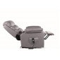 Крісло з регульованою спинкою HEKTOR M (з функцією масажу) штучна шкіра Чорний TAP. 209