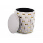 Пуф TIARA VELVET світлий беж Тк.250 TIARAVJBE
