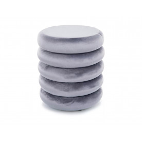 Пуф CALVI VELVET сірий Тк.252 CALVIVSZ