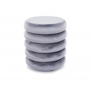 Пуф CALVI VELVET сірий Тк.252 CALVIVSZ