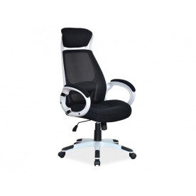 Крісло Q-409 Чорний / Білий