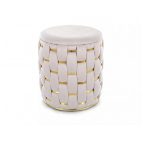 Пуф TIARA VELVET світлий беж Тк.250 TIARAVJBE