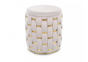 Пуф TIARA VELVET світлий беж Тк.250 TIARAVJBE