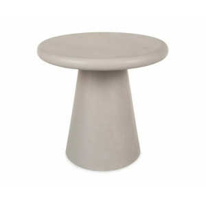 Стіл журнальний кавовий Aurora ø45 см Світло-сірий