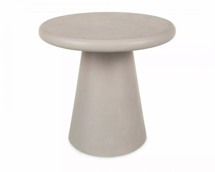 Стіл журнальний кавовий Aurora ø45 см Світло-сірий