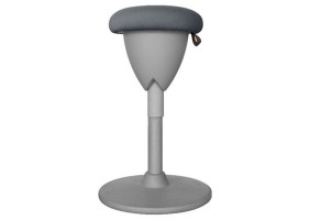 Балансуючий стілець ACORN темно-сіра тканина/сірий каркас