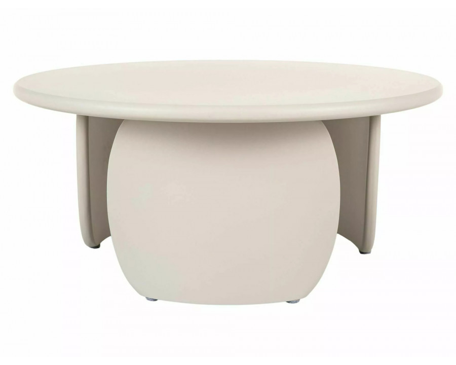 Стіл журнальний кавовий Noemi ø80 см Беж