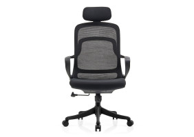 Крісло комп'ютерне COLE чорне/чорний каркас