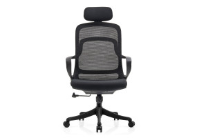 Крісло комп'ютерне COLE чорне/чорний каркас