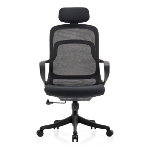 Крісло комп'ютерне COLE чорне/чорний каркас