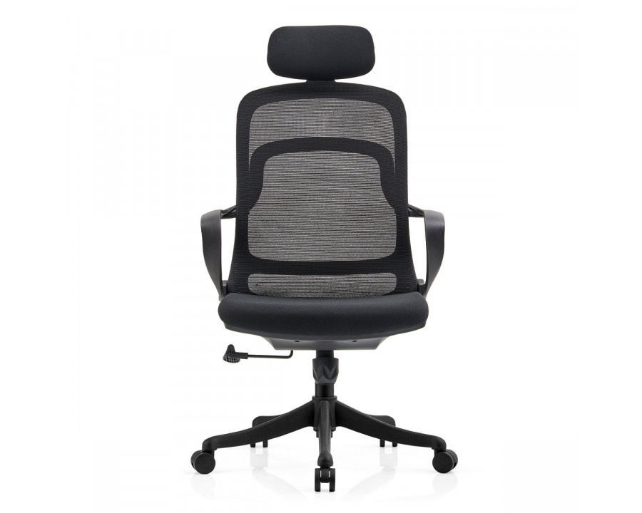 Крісло комп'ютерне COLE чорне/чорний каркас