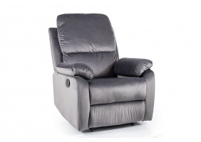 Крісло розкладне SPENCER 1 VELVET сіре BL.14