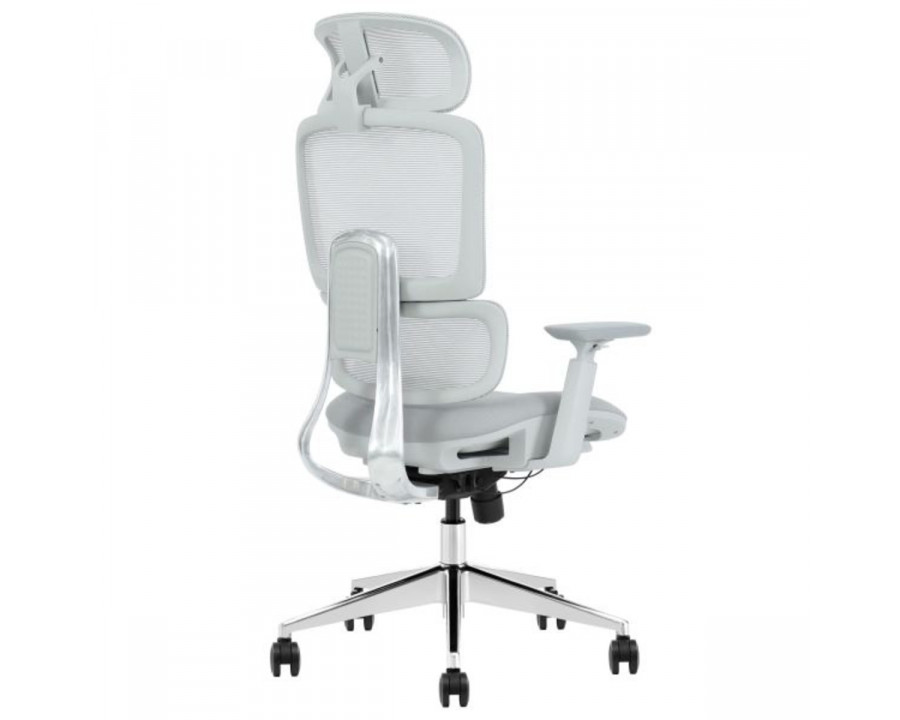 Крісло офісне WALTER сіра тканина/алюміній