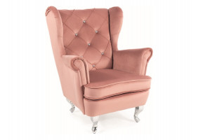 Крісло дитяче LILI VELVET троянда антична BL.52 / срібний