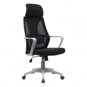 Комп'ютерне крісло поворотне Q-095 Чорний/Сірий