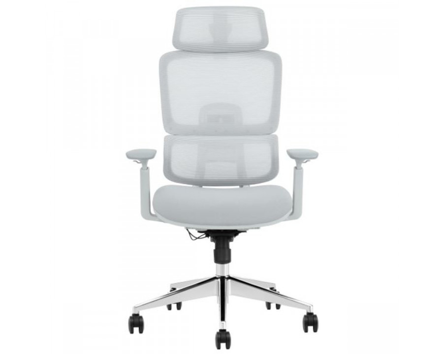Крісло офісне WALTER сіра тканина/алюміній
