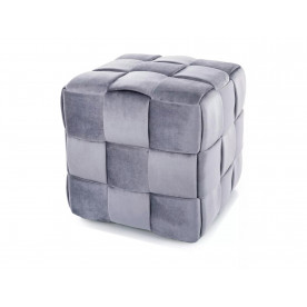 Пуф CASEL VELVET сірий Тк.252 CASELVSZ