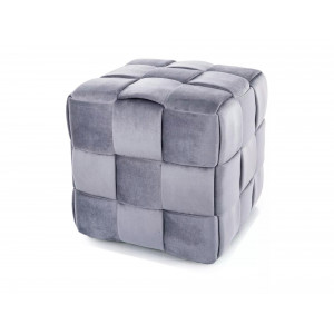 Пуф CASEL VELVET сірий Тк.252 CASELVSZ