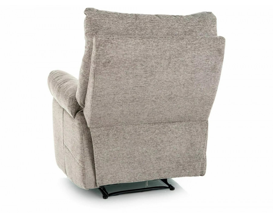 Крісло реклайнер Atos Raven Сіра тканина / Чорний каркас