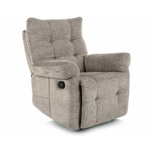 Крісло реклайнер Atos Raven Сіра тканина / Чорний каркас