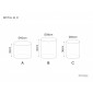 Пуф DOTI B VELVET ціномон BL.4215 d.38 DOTIBV4215