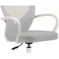 Комп'ютерне крісло STACEY світло-сіре/білий каркас