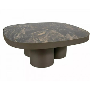 Стіл журнальний кавовий Stella A 100×100 см Чорний