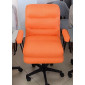 Крісло комп'ютерне поворотне DRACO помаранчеве/чорний каркас