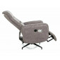 Крісло реклайнер електричне Nestor Raven Сіра тканина / Чорний каркас