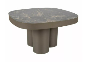 Стіл журнальний кавовий Stella B 75×75 см Чорний